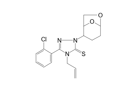 4-Allyl-5-(2-chlorophenyl)-2-(7,8-dioxabicyclo[3.2.1]octan-4-yl)-1,2,4-triazole-3-thione