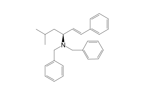 (2S,E)-N,N-Dibenzyl-5-methyl-1-phenylhex-1-en-3-amine