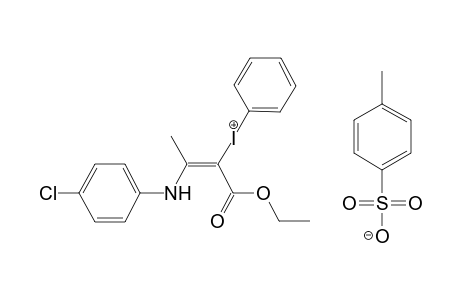 Ethyl (E)-2-Phenyliodonio-3-(4-chlorobenzyl)aminocrotonate tosylater