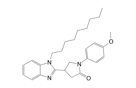 1-(4-methoxyphenyl)-4-(1-nonyl-1H-benzimidazol-2-yl)-2-pyrrolidinone