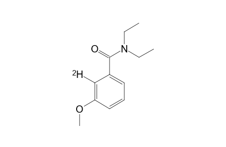 3-Methoxy-2-deutero-N,N-diethylbenzamide
