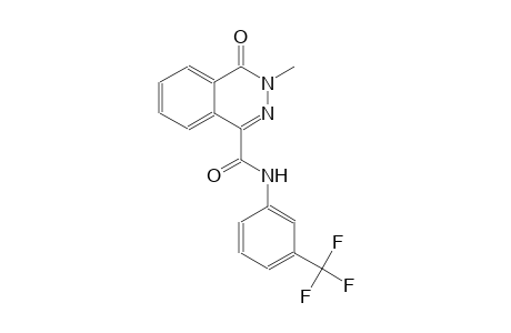 3-methyl-4-oxo-N-[3-(trifluoromethyl)phenyl]-3,4-dihydro-1-phthalazinecarboxamide