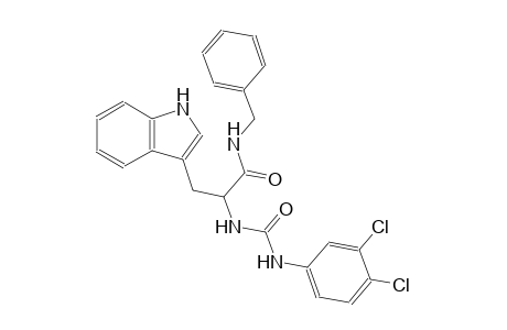 N-benzyl-2-{[(3,4-dichloroanilino)carbonyl]amino}-3-(1H-indol-3-yl)propanamide