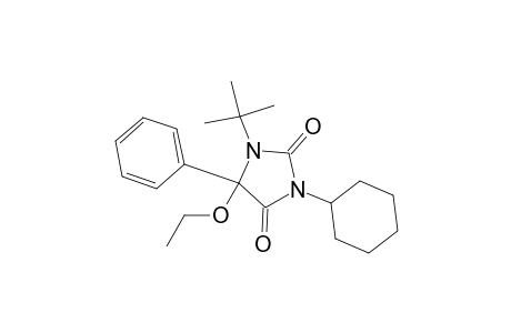 2,4-Imidazolidinedione, 3-cyclohexyl-1-(1,1-dimethylethyl)-5-ethoxy-5-phenyl-