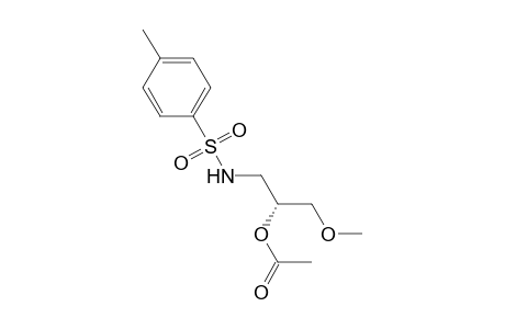 Benzenesulfonamide, N-[2-(acetyloxy)-3-methoxypropyl]-4-methyl-, (R)-