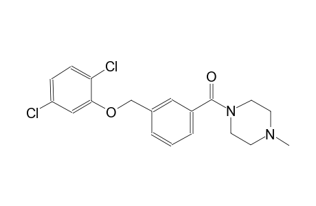 1-{3-[(2,5-dichlorophenoxy)methyl]benzoyl}-4-methylpiperazine