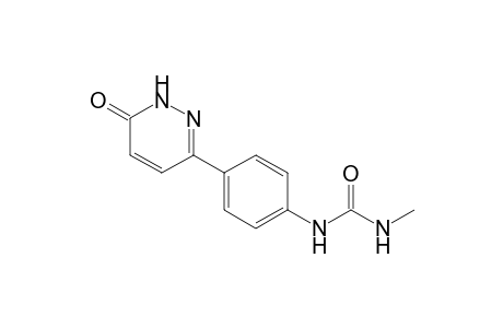 Urea, N-[4-(1,6-dihydro-6-oxo-3-pyridazinyl)phenyl]-N'-methyl-