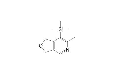 Furo[3,4-c]pyridine, 1,3-dihydro-6-methyl-7-(trimethylsilyl)-