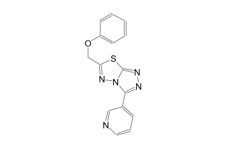 6-(phenoxymethyl)-3-(3-pyridinyl)[1,2,4]triazolo[3,4-b][1,3,4]thiadiazole