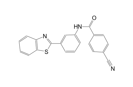 benzamide, N-[3-(2-benzothiazolyl)phenyl]-4-cyano-
