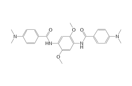 4-(dimethylamino)-N-(4-{[4-(dimethylamino)benzoyl]amino}-2,5-dimethoxyphenyl)benzamide