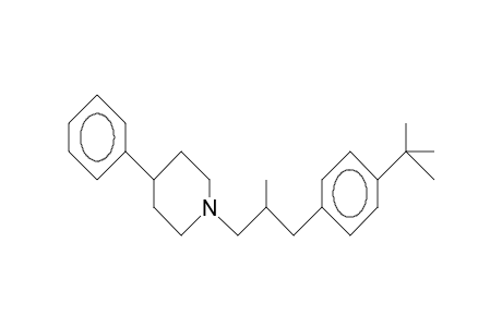 1-(2-Methyl-3-[4-tert-butyl-phenyl]-propyl)-4-phenyl-piperidine