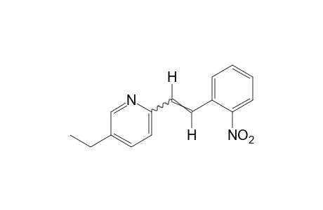 5-ethyl-2-(o-nitrostyryl)pyridine