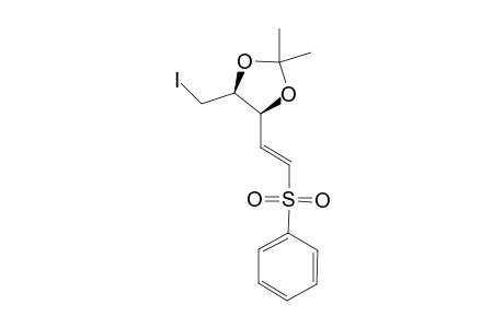 (2S,3S,4E)-5-BENZENESULFONYL-1-IODO-2,3-ISOPROPYLIDENDIOXY-PENT-4-ENE