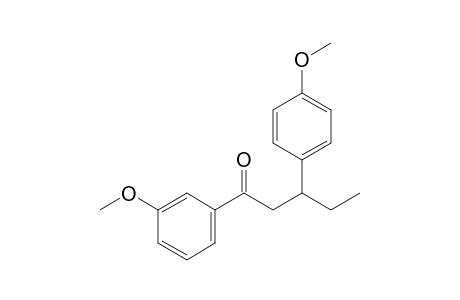 1-(3-Methoxyphenyl)-3-(4-methoxyphenyl)-1-pentanone