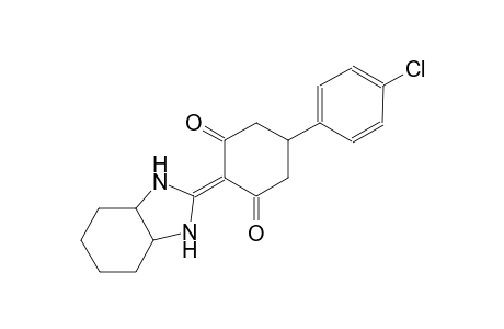 1,3-cyclohexanedione, 5-(4-chlorophenyl)-2-(octahydro-2H-benzimidazol-2-ylidene)-