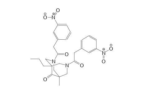 1-methyl-3,7-bis[(3-nitrophenyl)acetyl]-5-propyl-3,7-diazabicyclo[3.3.1]nonan-9-one