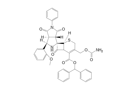 (1'S,2'R,4'R,5'S,9S)spiro[4-(Amidoxymethyl)-5-(diphenylmethyloxycarbonyl)-2-thiabicyclo[4.2.0]octan-7-one-8,2'-4'-(2'-methoxyphenyl)-7'-phenyl-3',7'-diazabicyclo[3.3.0]octane-6',8'-dione]