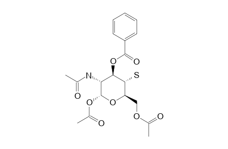 2-ACETAMIDO-1,6-DI-O-ACETYL-3-O-BENZOYL-2-DEOXY-4-THIO-ALPHA-D-GLUCOPYRANOSE