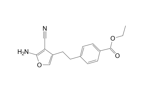 Ethyl 4-[2-(2-Amino-3-cyanofur-4-yl)ethyl]benzoate