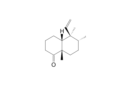 (4aR*,5S*,6R*,8aS*)-5,6,8a-Trimethyl-5-vinyloctahydronaphthalen-1(2H)-one