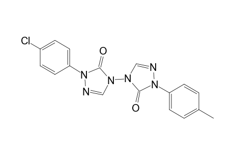 2-(4-Chlorophenyl)-2'-(p-tolyl)-2H,2'H-[4,4']bi[[1,2,4]-triazolyl]-3,3'-dione