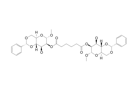 BIS-(METHYL-4,6-O-BENZYLIDENE-2-DEOXY-ALPHA-D-MANNOPYRANOSID-2-YL)-HEXANEDIOATE