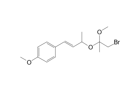 1-[(E)-3-(1-bromanyl-2-methoxy-propan-2-yl)oxybut-1-enyl]-4-methoxy-benzene