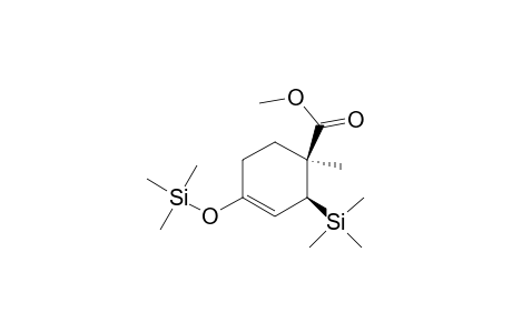 3-Cyclohexene-1-carboxylic acid, 1-methyl-2-(trimethylsilyl)-4-[(trimethylsilyl)oxy]-, methyl ester, cis-