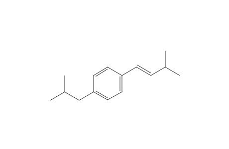 (E)-1-isobutyl-4-(3-methylbut-1-en-1-yl)benzene