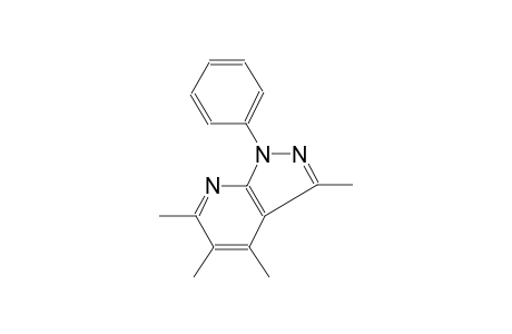 1H-pyrazolo[3,4-b]pyridine, 3,4,5,6-tetramethyl-1-phenyl-
