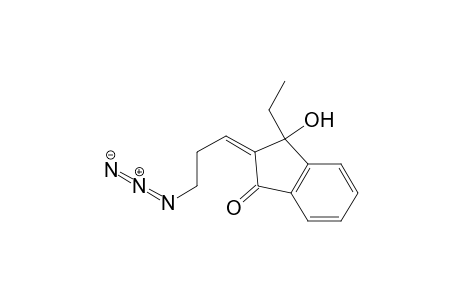 1H-Inden-1-one, 2-(3-azidopropylidene)-3-ethyl-2,3-dihydro-3-hydroxy-, (Z)-(.+-.)-