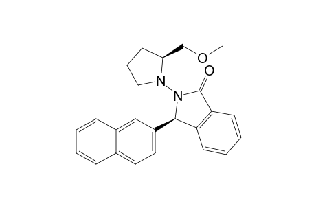 (3R)-2-[(2S)-2-(methoxymethyl)-1-pyrrolidinyl]-3-(2-naphthalenyl)-3H-isoindol-1-one