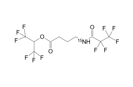 [bis(trifluoromethyl)methyl] N-[(pentafluoroethylcarbonyl]-.gamma.-[15-N]aminobutanoate