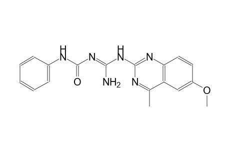 urea, N-[(E)-amino[(6-methoxy-4-methyl-2-quinazolinyl)amino]methylidene]-N'-phenyl-