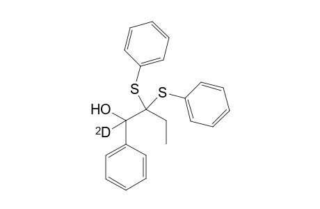 1-Phenyl-2,2-bis(phenylthio)-1-d)butan-1-ol