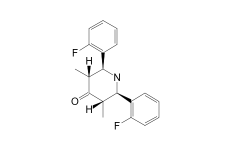 T-3,T-5-DIMETHYL-R-2,C-6-BIS-(2-FLUOROPHENYL)-PIPERIDIN-4-ONE
