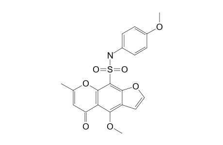 4-METHOXY-N-(4-METHOXY-PHENYL)-7-METHYL-5-OXO-5H-FURO-[3.2-G]-[1]-BENZOPYRAN-9-SULFONAMIDE