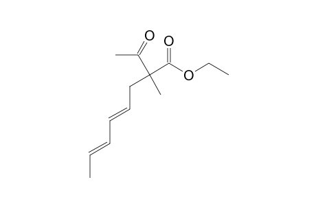 4,6-Octadienoic acid, 2-acetyl-2-methyl-, ethyl ester