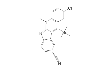 2-CHLORO-9-CYANO-11-TRIMETHYLSILYL-NEOCRYPTOLEPINE