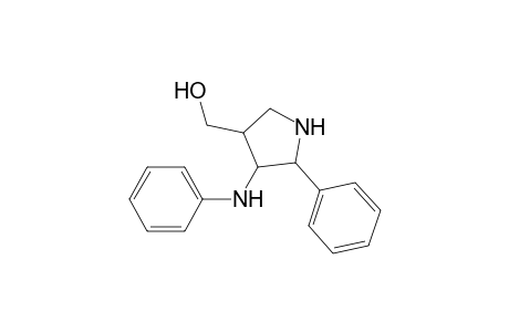 3-Pyrrolidinemethanol, 5-phenyl-4-(phenylamino)-