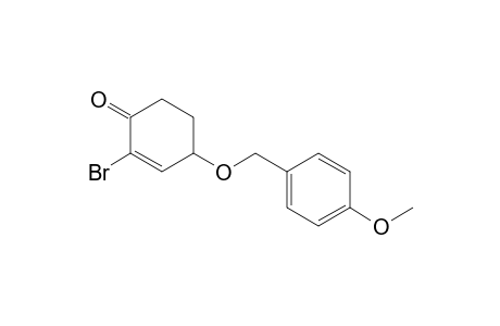 4-[p-Methoxybenzyloxy]-2-bromocyclohex-2-en-1-one