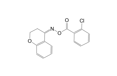 (4Z)-2,3-dihydro-4H-chromen-4-one O-(2-chlorobenzoyl)oxime