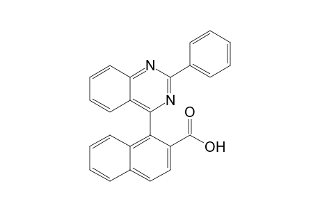 1-(2-phenyl-4-quinazolinyl)-2-naphthalenecarboxylic acid