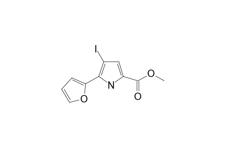 methyl 5-furan-2-yl-4-iodo-1H-pyrrole-2-carboxylate