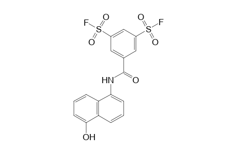 1,3-Benzenedisulfonyl difluoride, 5-[[(5-hydroxy-1-naphthalenyl)amino]carbonyl]-