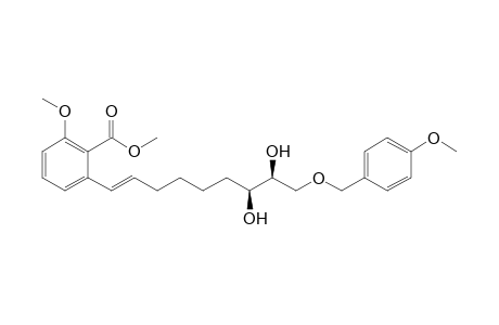 Methyl 2-{(1E,7S,8S)-7,8-dihydroxy-9-[(4-methoxybenzyl)oxy]non-1-enyl}-6-methoxybenzoate