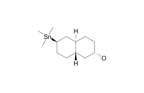 cis,trans,cis-6-(Trimethylstannyl)-2-decalol