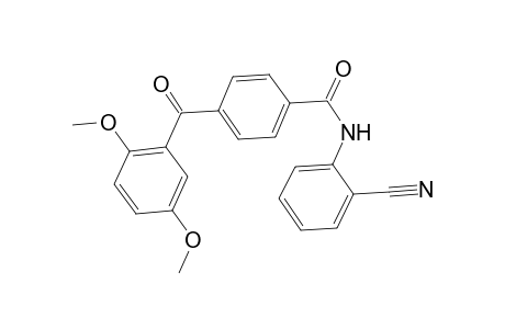 N-(2-cyanophenyl)-4-(2,5-dimethoxyphenyl)carbonyl-benzamide