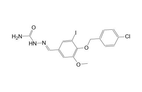 4-[(4-chlorobenzyl)oxy]-3-iodo-5-methoxybenzaldehyde semicarbazone